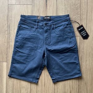 NWT DU/ER No Sweat Relaxed Blue Shorts Men's 33x10